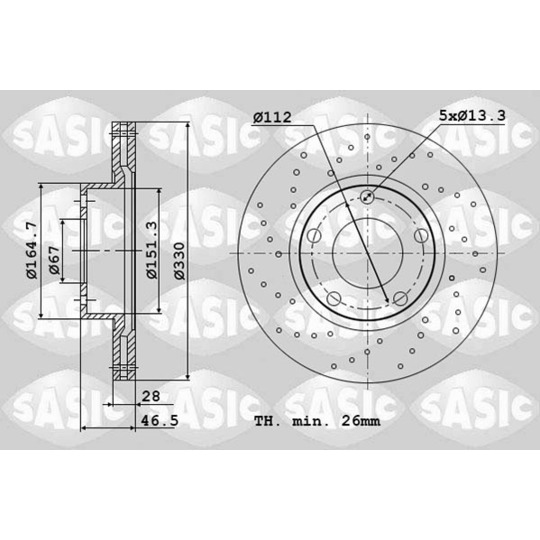 6106105 - Brake Disc 