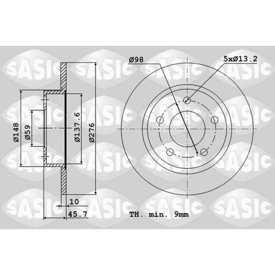 6106331 - Brake Disc 