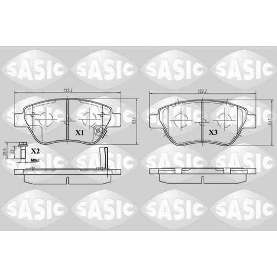6216005 - Brake Pad Set, disc brake 