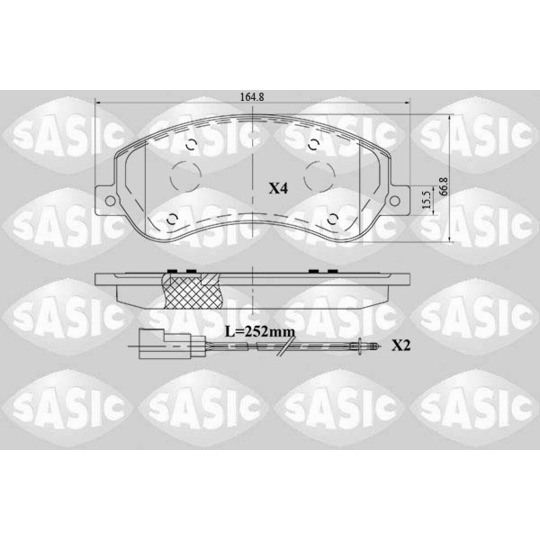 6216179 - Brake Pad Set, disc brake 