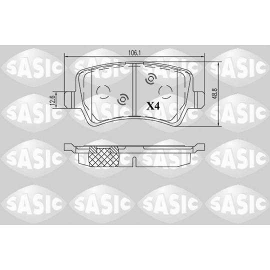 6216160 - Brake Pad Set, disc brake 