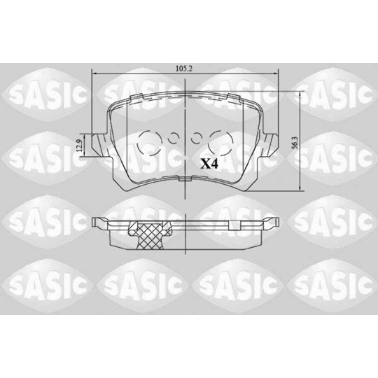 6216172 - Brake Pad Set, disc brake 