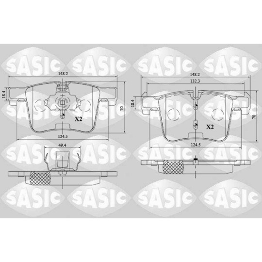 6216173 - Brake Pad Set, disc brake 
