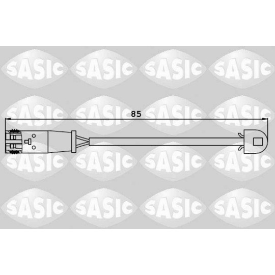 6236021 - Warning Contact, brake pad wear 