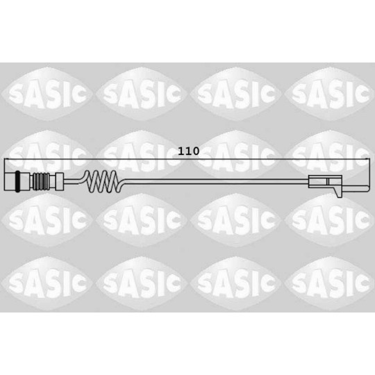 6236017 - Warning Contact, brake pad wear 