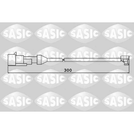 6236004 - Warning Contact, brake pad wear 