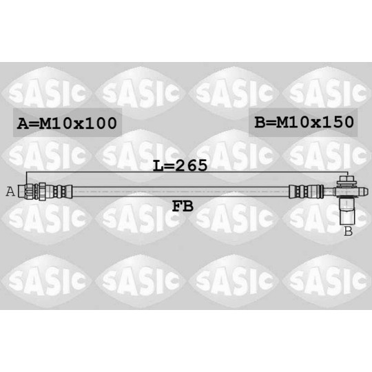 6606169 - Brake Hose 