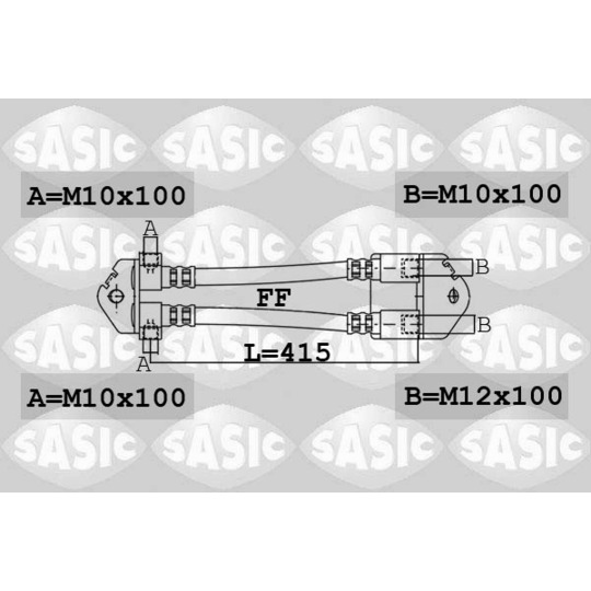 6606195 - Brake Hose 