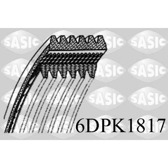 6DPK1817 - V-Ribbed Belt 