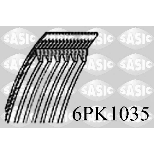 6PK1035 - V-Ribbed Belt 