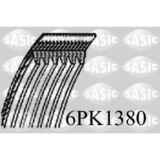 6PK1380 - V-Ribbed Belt 