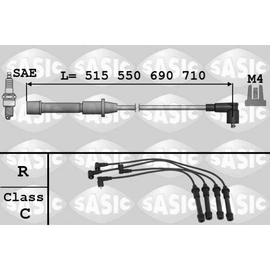 9286061 - Ignition Cable Kit 