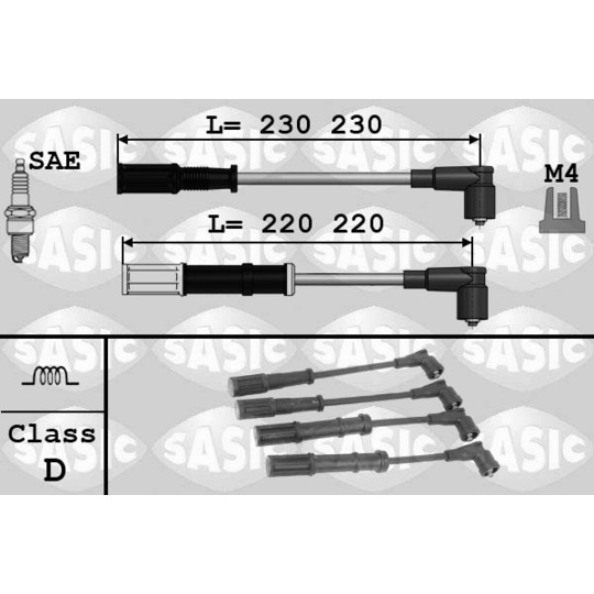 9286045 - Ignition Cable Kit 
