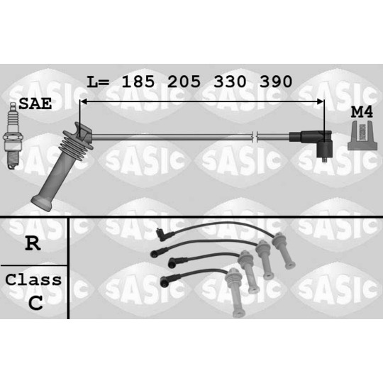 9286043 - Ignition Cable Kit 