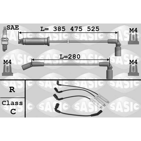 9286058 - Ignition Cable Kit 