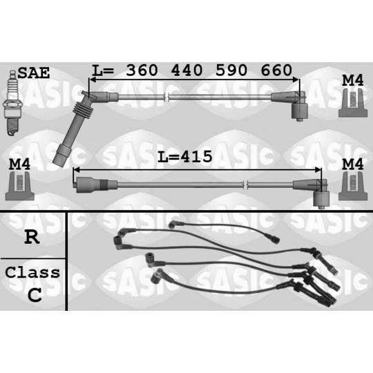 9286080 - Ignition Cable Kit 