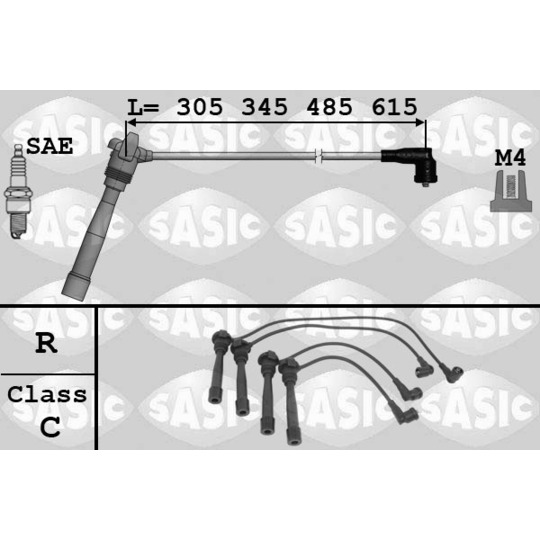 9286047 - Süütesüsteemikomplekt 