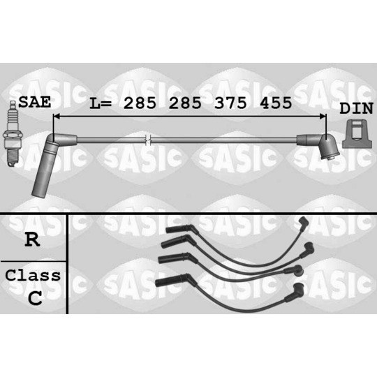 9286059 - Süütesüsteemikomplekt 