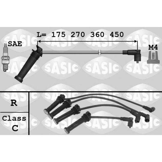 9286049 - Ignition Cable Kit 