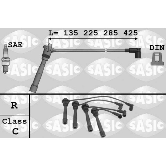 9286064 - Ignition Cable Kit 