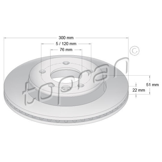 118 208 - Brake Disc 