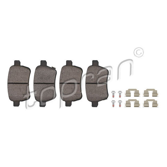 208 805 - Brake Pad Set, disc brake 