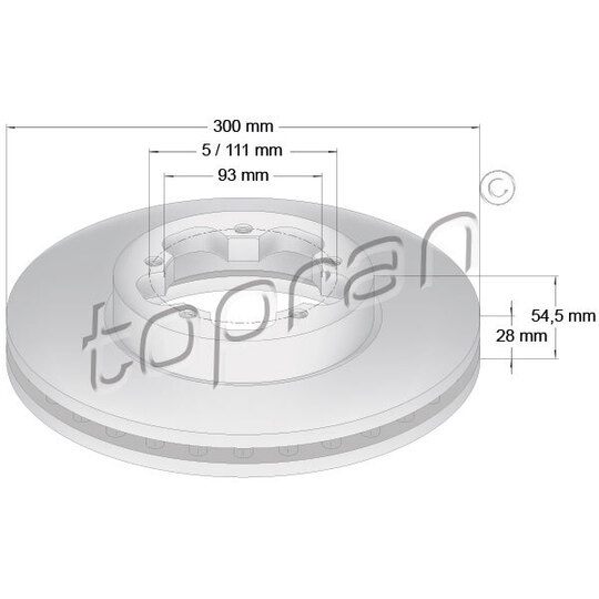 303 975 - Brake disk 