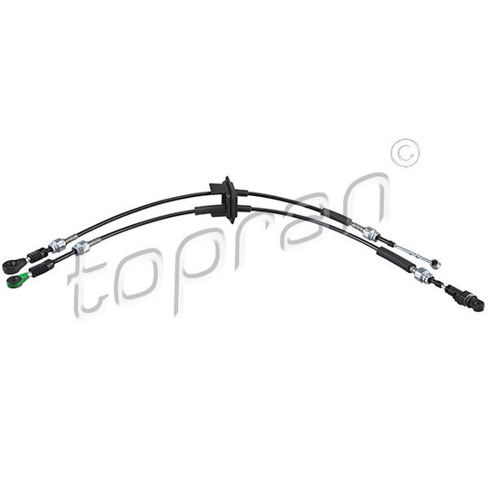 305 387 - Cable, manual transmission 