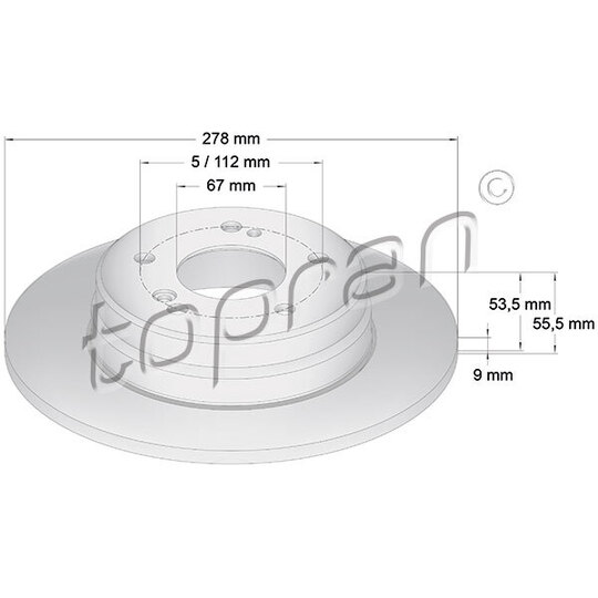 400 864 - Brake disk 