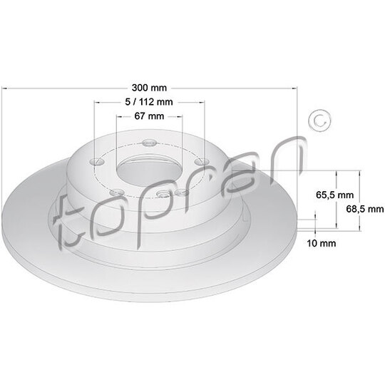 401 054 - Brake disk 