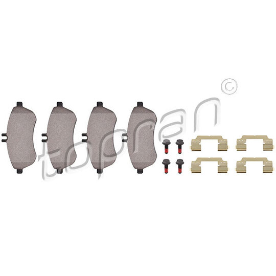 407 764 - Brake Pad Set, disc brake 