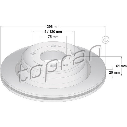 500 575 - Brake disk 