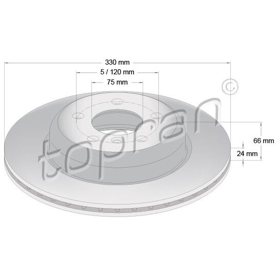 502 005 - Brake Disc 