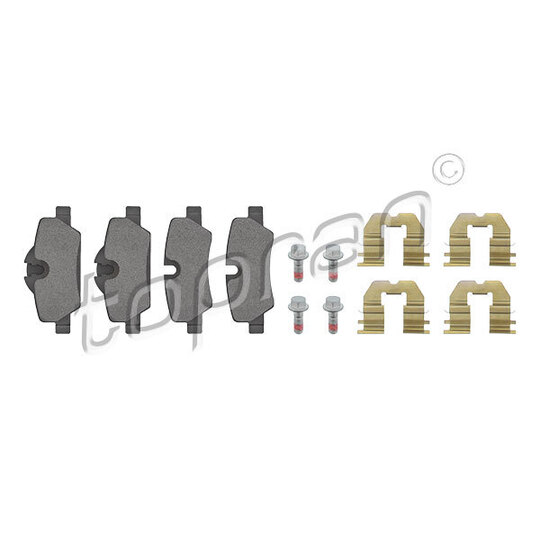 503 072 - Brake Pad Set, disc brake 