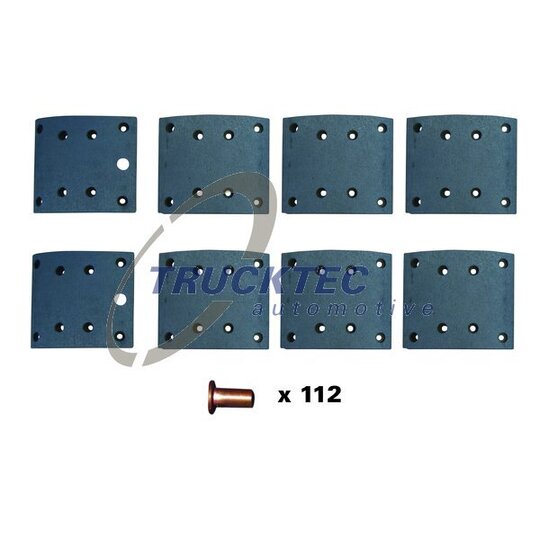 03.35.125 - Brake Lining Kit, drum brake 