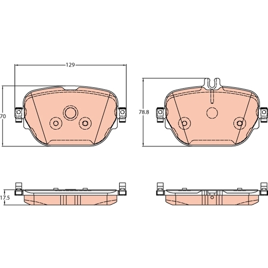 GDB2191 - Brake Pad Set, disc brake 