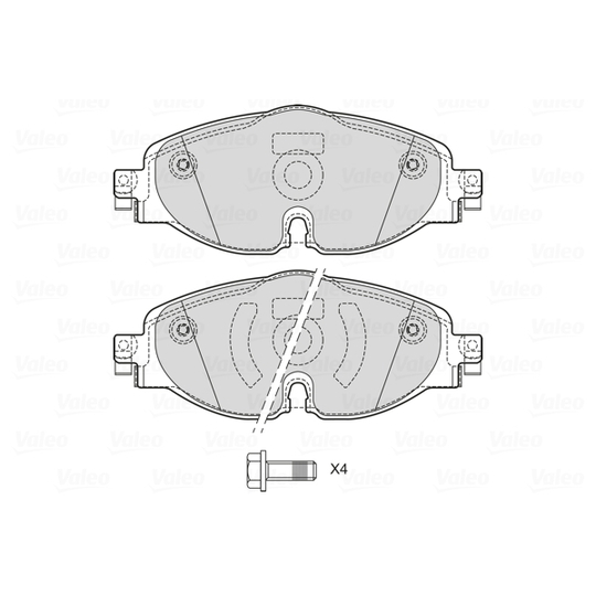 601702 - Piduriklotsi komplekt, ketaspidur 