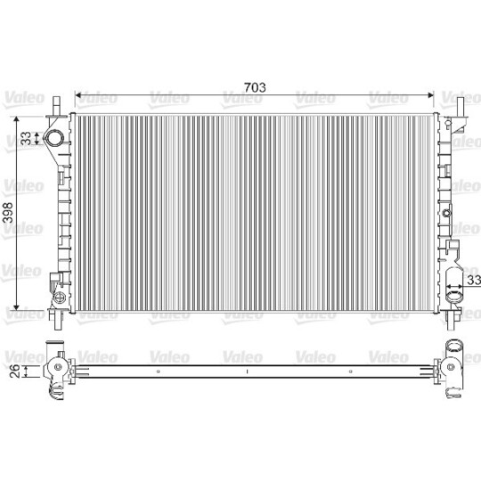 733100 - Radiator, engine cooling 