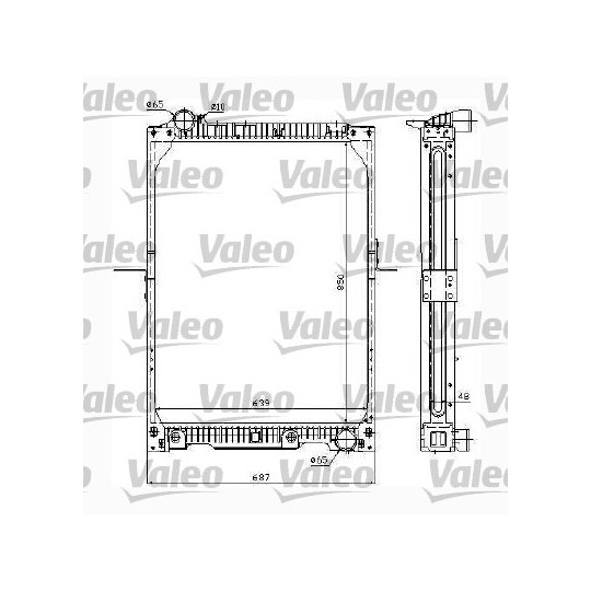 732996 - Radiaator, mootorijahutus 