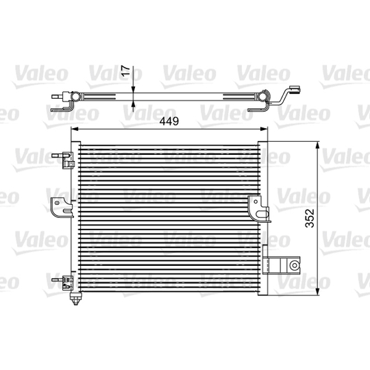 814422 - Condenser, air conditioning 