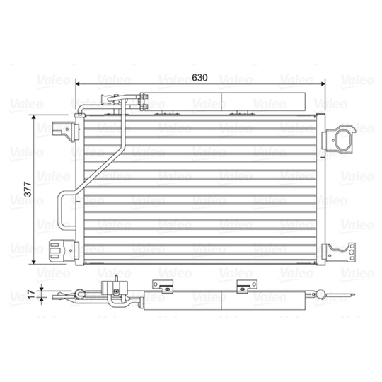 814423 - Condenser, air conditioning 