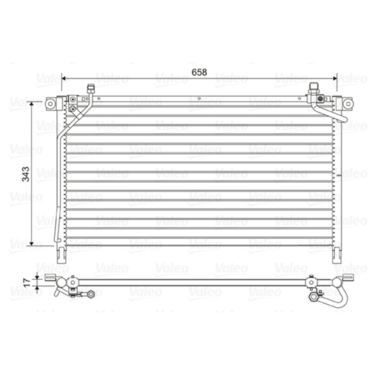 814442 - Condenser, air conditioning 