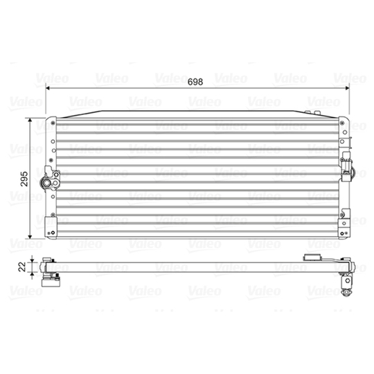 814473 - Condenser, air conditioning 