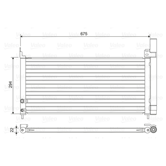 814464 - Condenser, air conditioning 