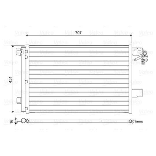 814461 - Condenser, air conditioning 