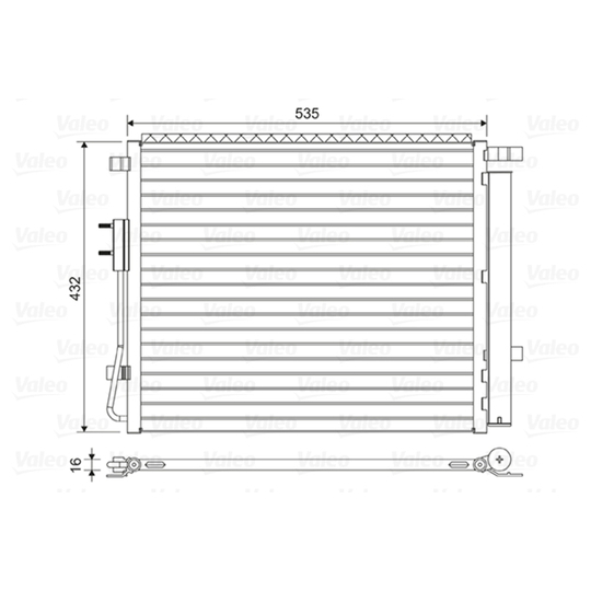 814459 - Condenser, air conditioning 