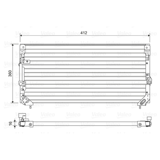 814495 - Condenser, air conditioning 