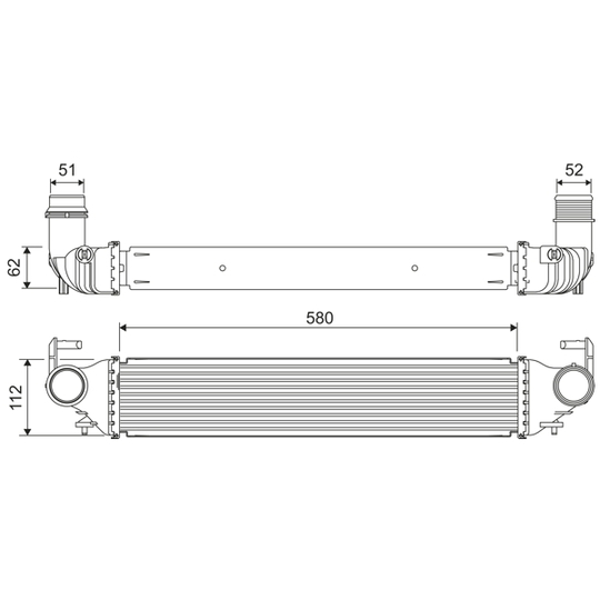 818312 - Intercooler, charger 