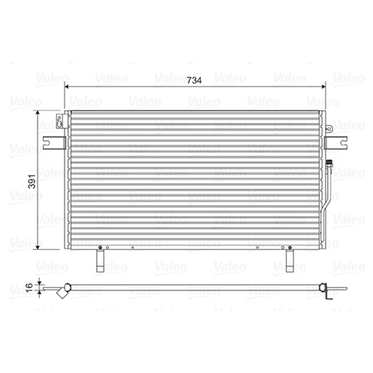 814489 - Condenser, air conditioning 