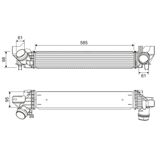 818318 - Intercooler, charger 